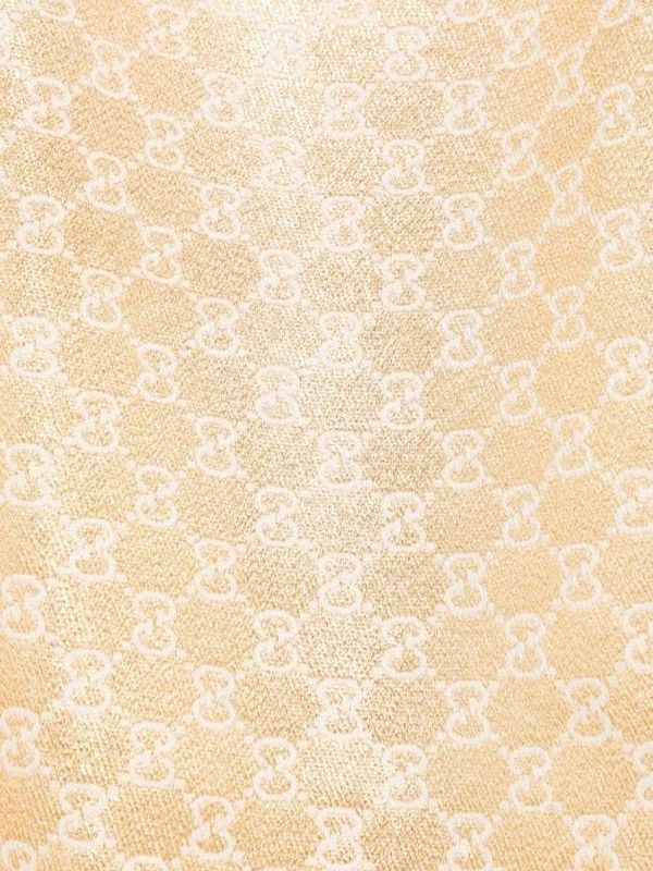 All Over GG Printing Silk
  Blending Scarf