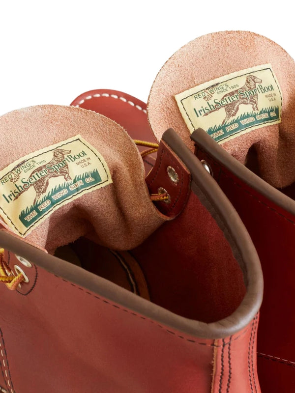 Red Wing Red Lace-Up Boots