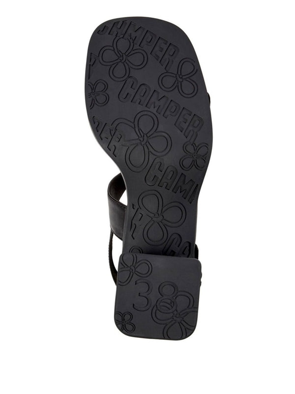 Camper Black Sandals Heel