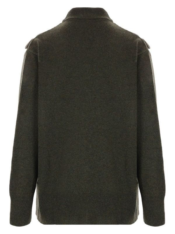 High-Neck Wool Knit