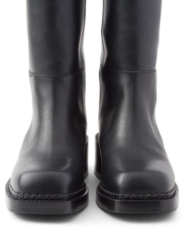 Black Leather
  High Boots