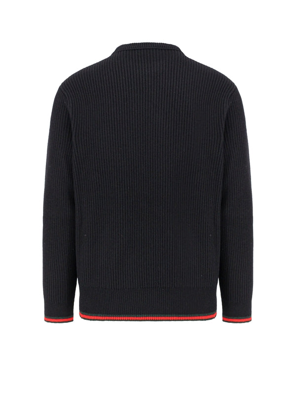 Wool Cashmere Rib Knit