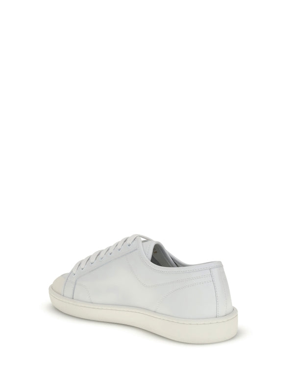 Saint Laurent White Low Top Sneakers