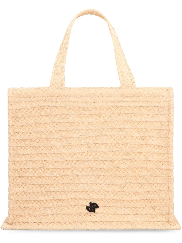 Woven Raffia Tote Bag