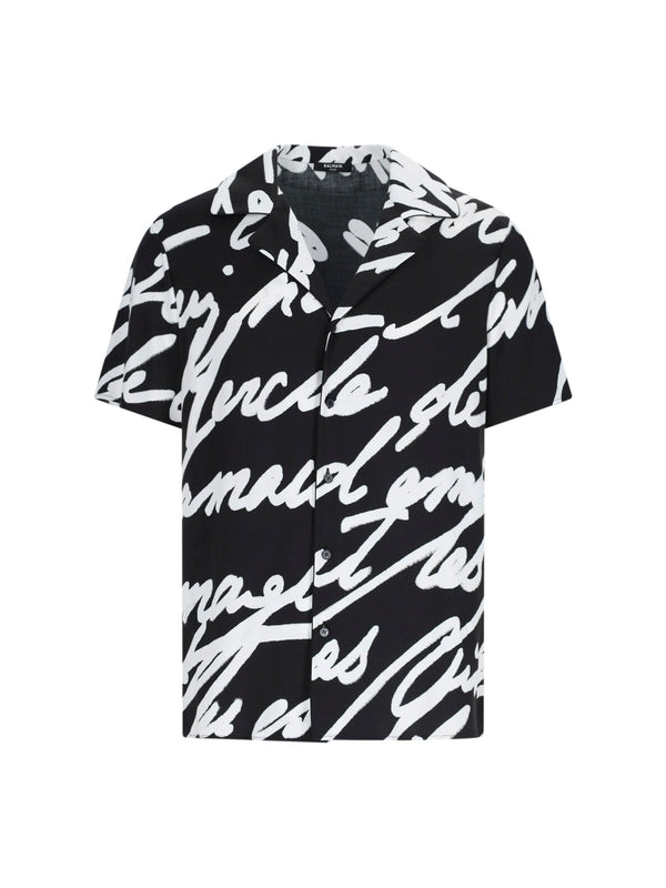 Allover Printing Short Sleeve Shirt