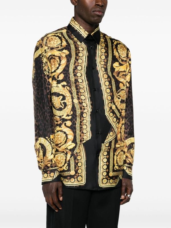 Wild Barocco Silk Shirt