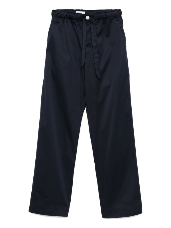 Point Stripe Satin Pajama Pants