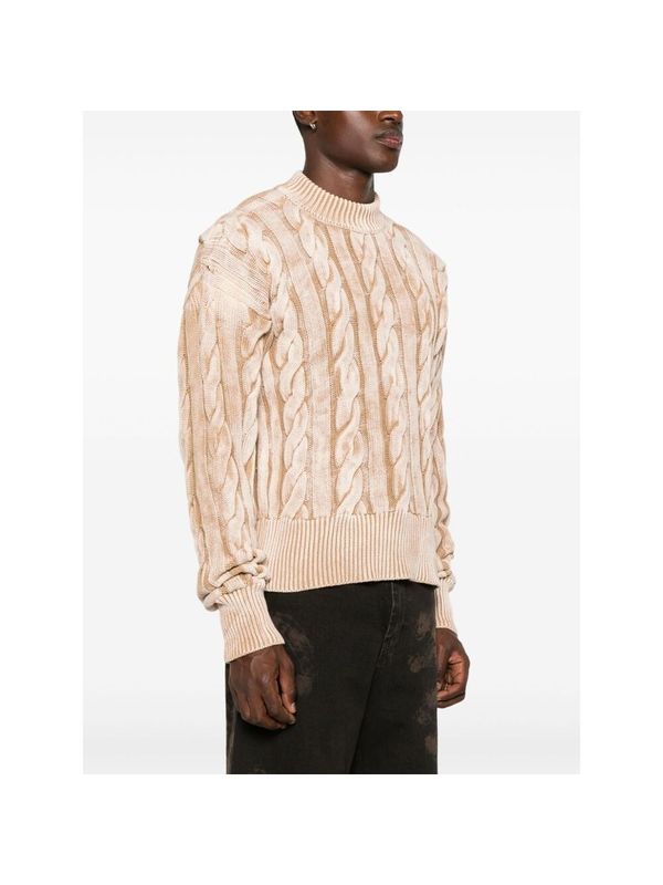 Drop Shoulder Cable Knit