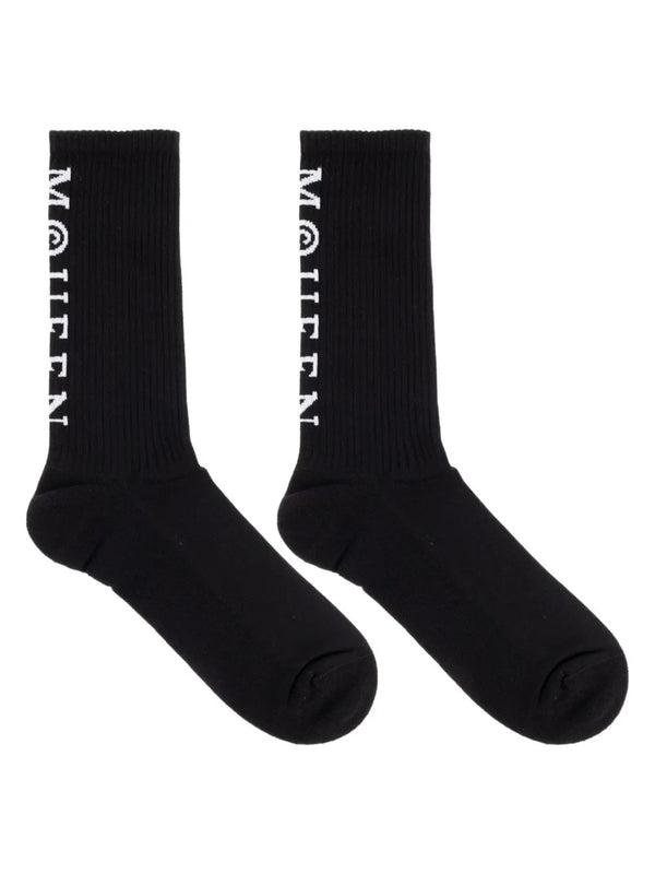 Alexander Mcqueen Black Socks