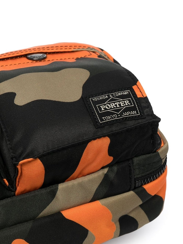 Porter Camouflage Orange Crossbody Bag
