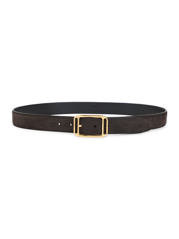 Tom Ford Brown Black Leather Belts