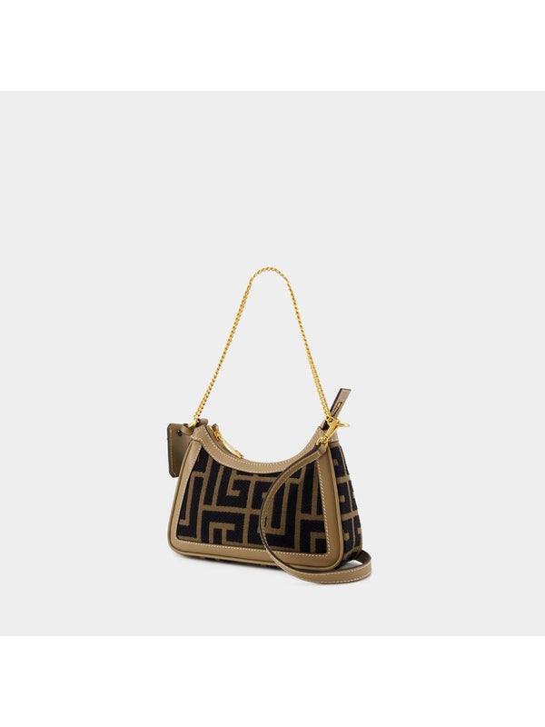 B Ami Jacquard Shoulder Bag