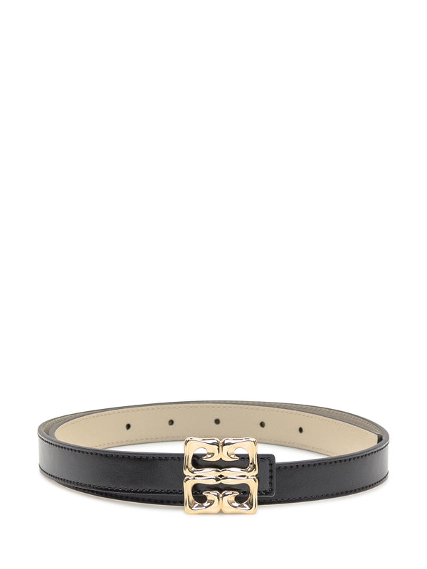 4g Buckle Leather Belt