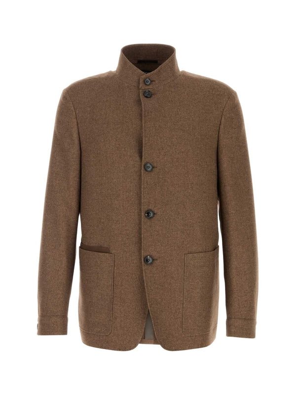 Z Zegna Brown Jackets