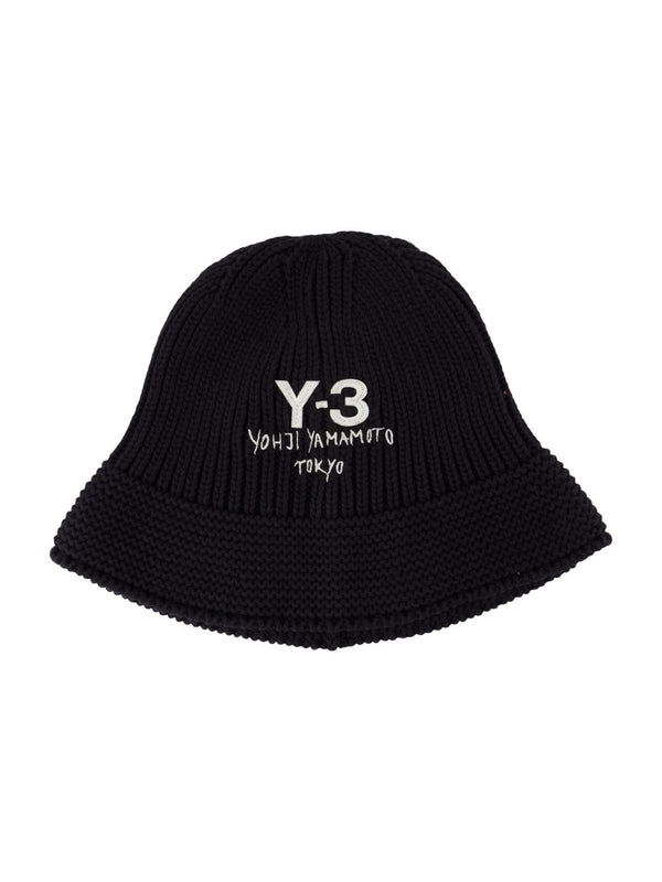 Y-3 Black Bucket Hats
