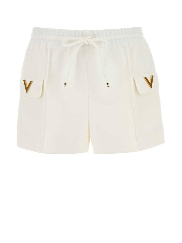Valentino White Shorts
