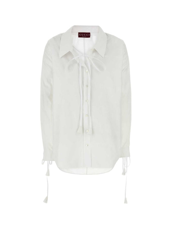 Tie Jacquard Cotton Shirt