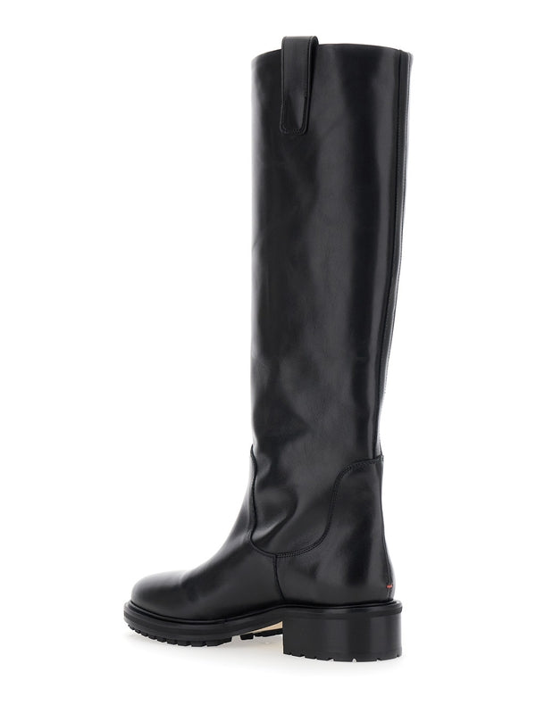Aeyde Black High Boots