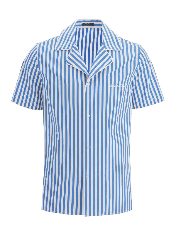 Logo Stripe Pajama Shirt