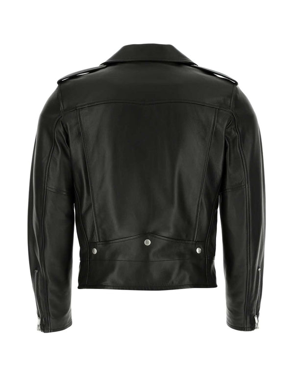 Multi Zip Detail Biker Jacket