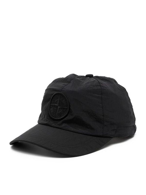 Stone Island Black Ball Cap