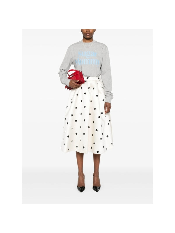 Graphic Print Long-Sleeve Top