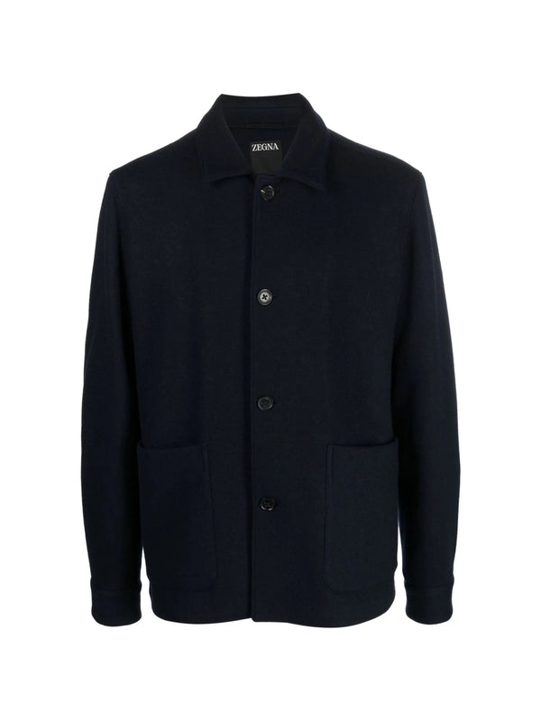 Z Zegna Navy Jackets