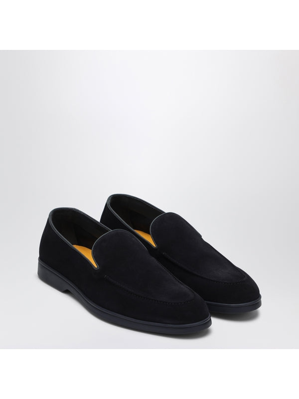 Blue Suede Loafers