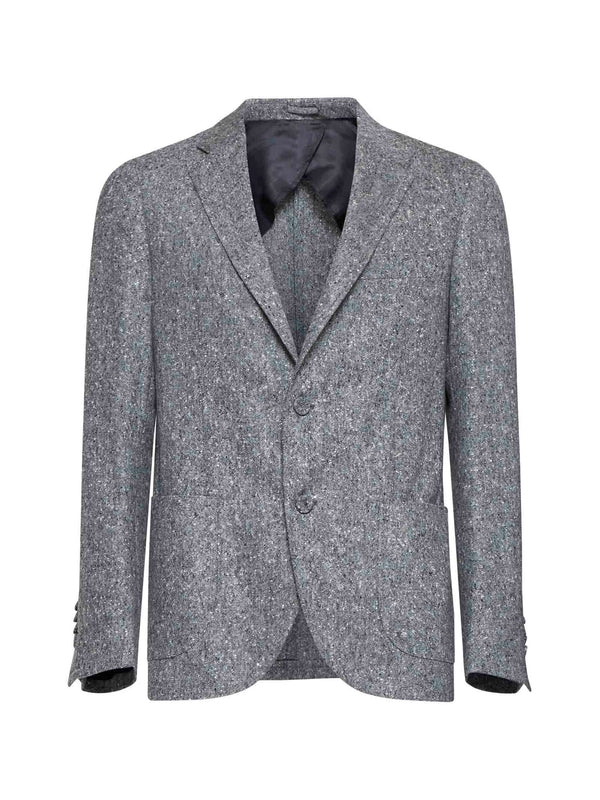 Single Breasted Wool Tailored Jacket