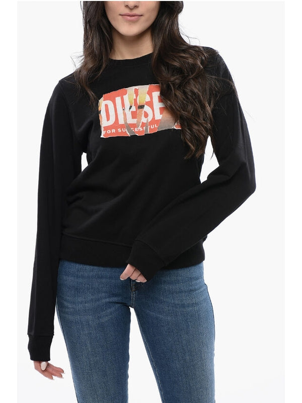 Reggy Logo Printed Long-sleeve Top