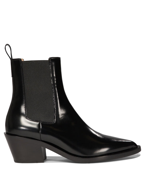 Wylie Leather Ankle Boots