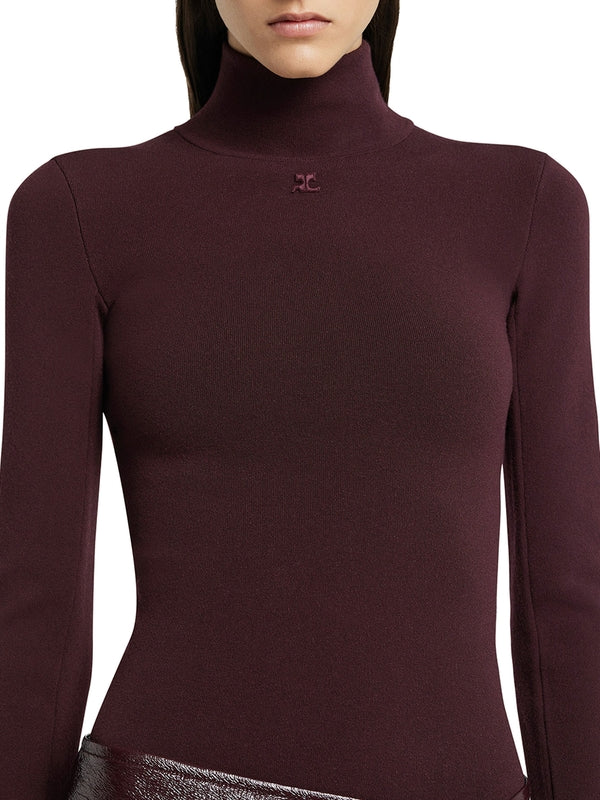Courrèges Burgundy Knit