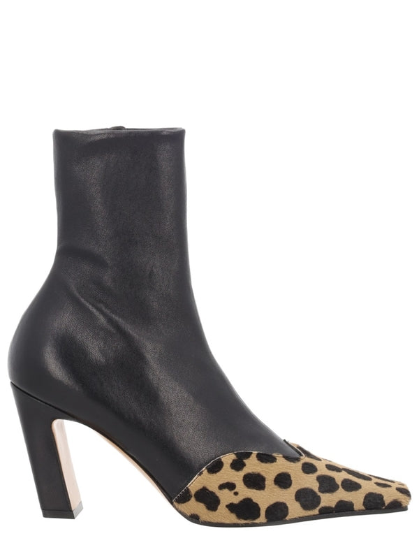 Khaite Black Ankle Boots