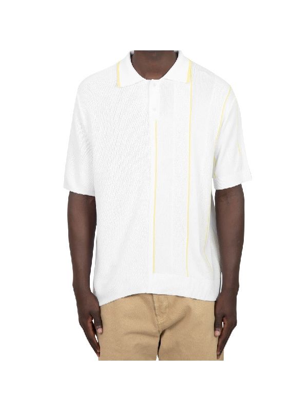 Asymmetric Short Sleeve Polo Shirt