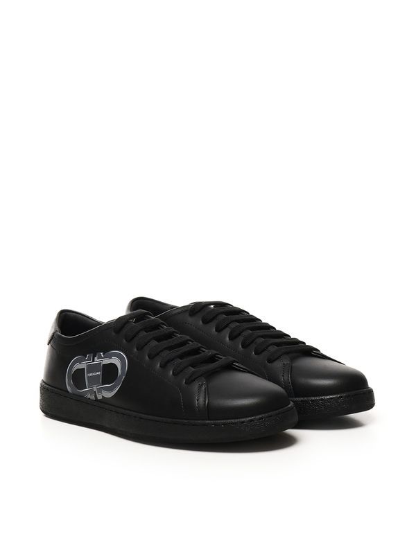 Double Gancini Printing
  Calfskin Sneakers