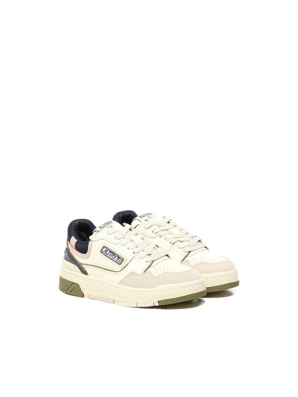 Autry Beige Low Top Sneakers