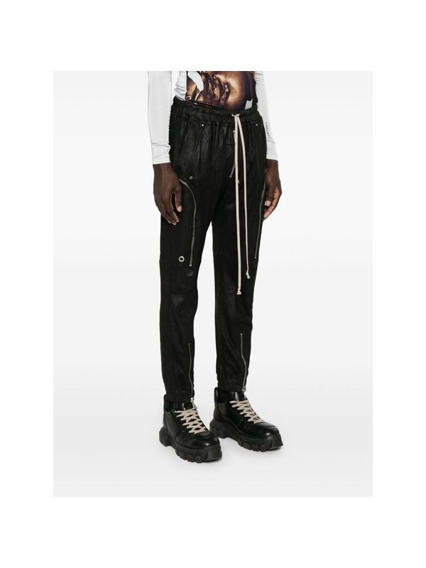 Bauhaus Leather Cargo Pants
