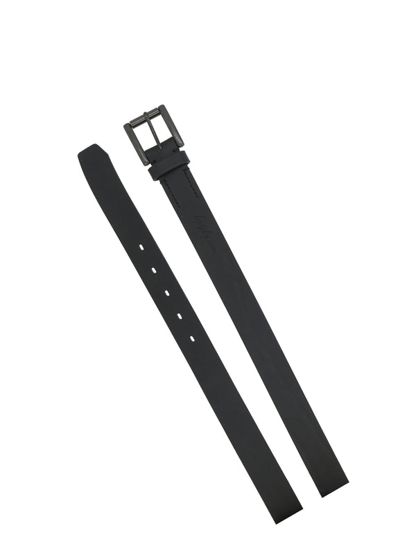Yohji Yamamoto Black Leather Belts