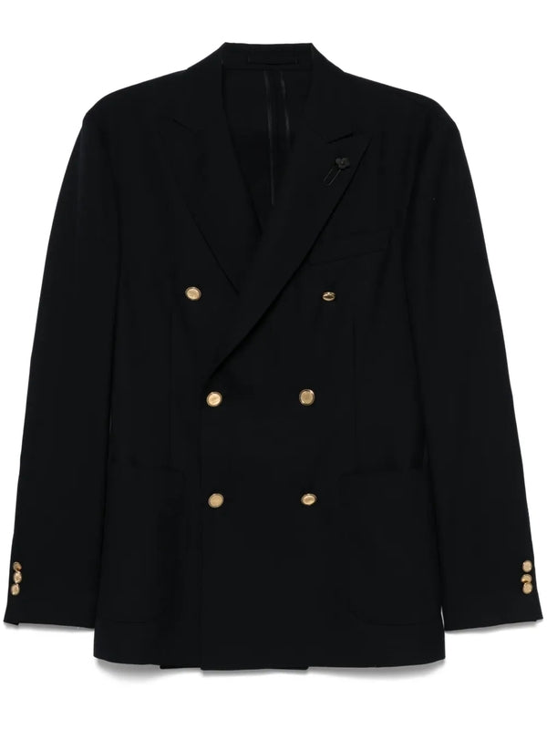 Double-Breasted Wool Tailored Jacket