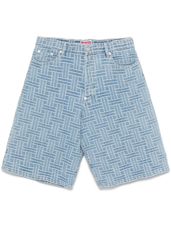 Weave Denim
  Bermuda Shorts