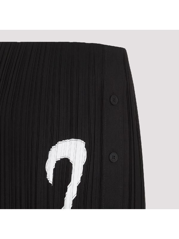 Black Pleated Skirt