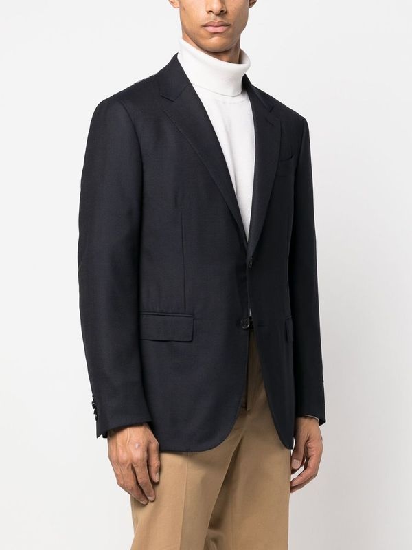 Wool Silk Single Jacket