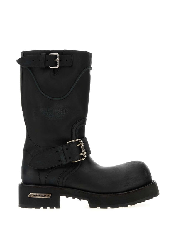 Balenciaga Black Middle Boots