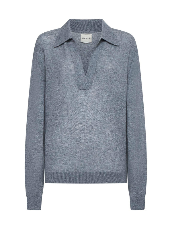 Jo Cashmere Polo Knit