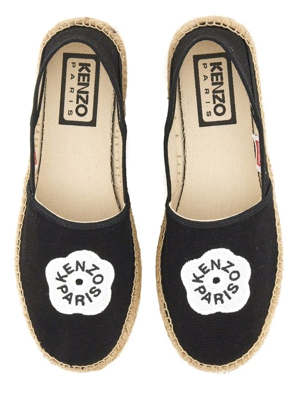 Boke Logo Detail Cotton Espadrilles