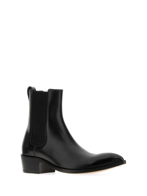 Tom Ford Black Chelsea Boots