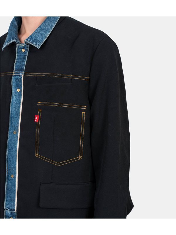 Sacai X Levi's Denim Quilted Twill Reversible Jacket