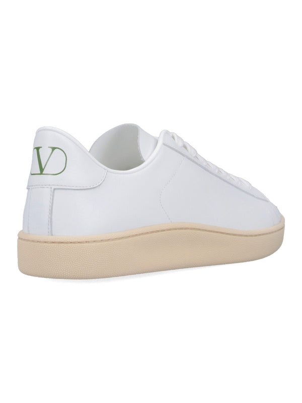 Valentino White Low Top Sneakers