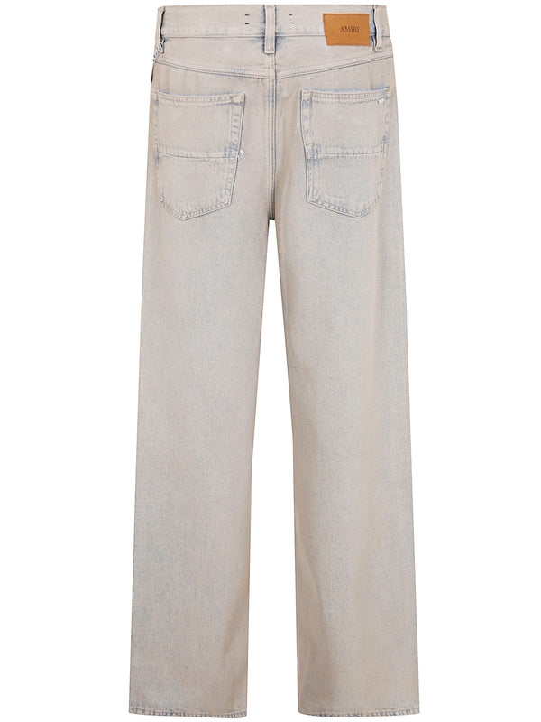 Amiri Beige Denim Pants