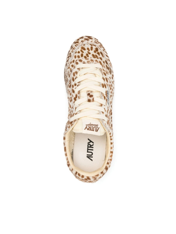 Autry Beige Low Top Sneakers